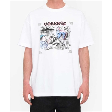 Volcom T-shirt Street Keutchi White